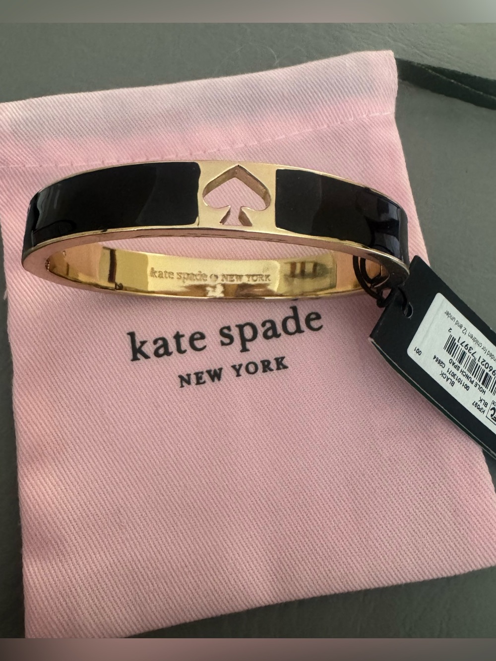 NWT Kate Spade Hole Punch Bangle - Picture 3 of 11